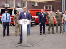 Напередодні Дня рятівника в Одесі керівники міста, області та району привітали співробітників Державної служби України з надзвичайних ситуацій