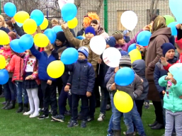У селі Липецьке Подільського району відкрито багатофункціональний спортивний майданчику