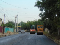 У місті Ізмаїл продовжується капітальний ремонт магістральної вулиці