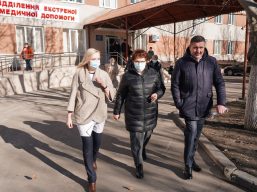 Григорій Діденко відвідав медичні заклади міста Березівка