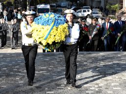 Участь керівництва обласної ради в урочистих заходах, присвячених Дню захисника України