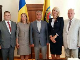 Зустріч Анатолія Урбанського з латвійською делегацією